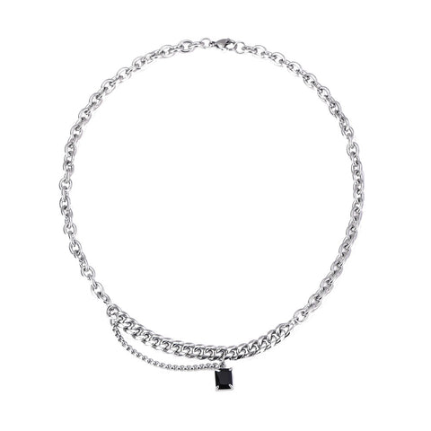 Chained Onyx Necklace