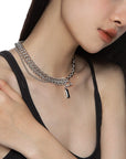 Chained Noir Necklace