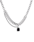 Chained Onyx Necklace